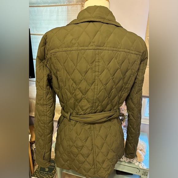 J.Crew Green Quilted Downtown Field Jacket/fisherman quilt Jacket - Picture 9 of 11